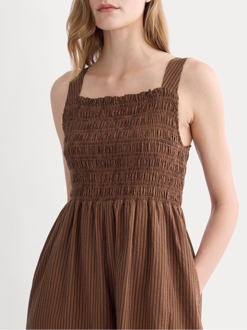 Everlane The Gauze Smock Dress NWOT - Picture 2 of 12